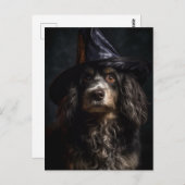 Schattige Halloween Dog Briefkaart (Voorkant / Achterkant)