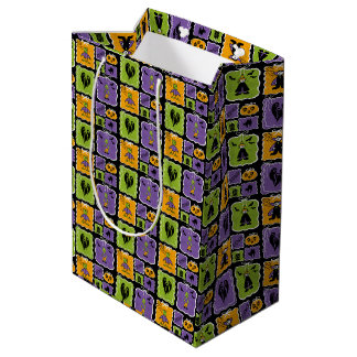 Schattige Halloween-figuren Medium Cadeauzakje