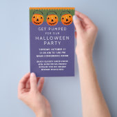 Schattige Halloween Flyer (Hand)