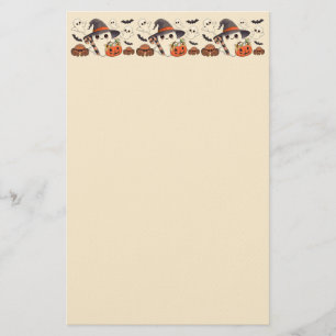Schattige Halloween Geest Kawaii Stijl Briefpapier