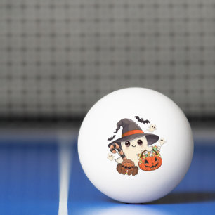Schattige Halloween Geest Kawaii Stijl Pingpongballen