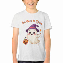 Schattige Halloween Ghost T-Shirt voor jongens en