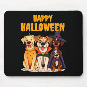 Schattige Halloween-honden Grappig - Uniek ontwerp Muismat