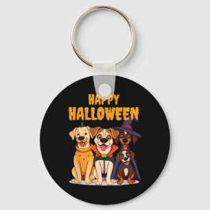 Schattige Halloween-honden Grappig - Uniek ontwerp Sleutelhanger