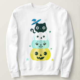 Schattige Halloween Kawaii Karakter Sweatshirt