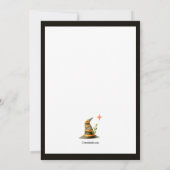 Schattige Halloween Kinder Costume Party Kaart (Achterkant)