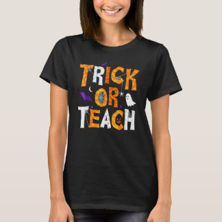 Schattige Halloween Leraar School Klaslokaal Herfs T-shirt