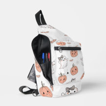 Schattige Halloween naadloos patroon