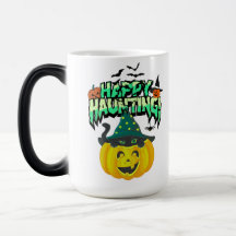 Schattige Halloween ontwerp met pompoen en een zwa
