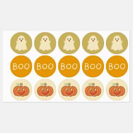 Schattige Halloween Pack Labels
