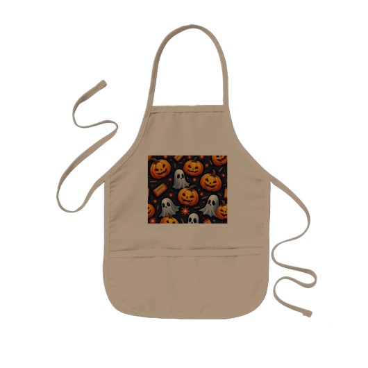 Schattige Halloween Pattern schort (Voorkant)