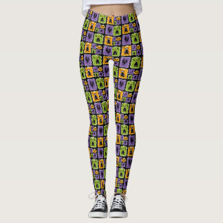 Schattige Halloween-personages Kleine vampiers en Leggings