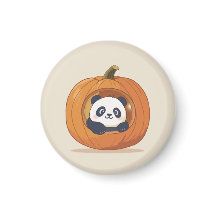 Schattige Halloween Pompoen Panda