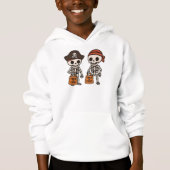 Schattige Halloween Skelet Piraten (Voorkant)