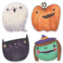 Schattige Halloween Spooky Collectie