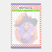 Schattige Halloween thema- Bloeddruk Log Post-it® Notes (Voorkant)