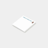 Schattige Halloween-thema Post-it® Notes (Schuin)