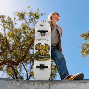 Schattige Halloween-vleermuis Skateboard