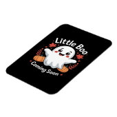 Schattige Halloween zwangerschapsaankondiging Magneet (Linkerzijde)