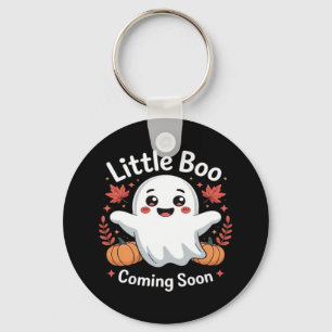 Schattige Halloween zwangerschapsaankondiging Sleutelhanger
