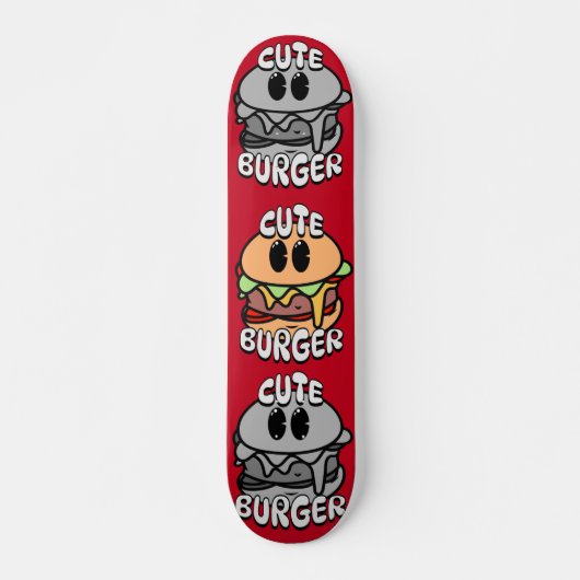  schattige hamburger Gang Skateboard (Voorkant)