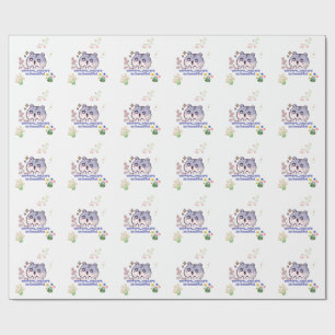 Schattige Hamster Aww Je Bent Zo Mooi Aesthetic Cadeaupapier