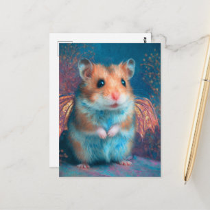 Schattige Hamster Draak Briefkaart