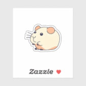 Schattige hamster sticker (Vel)