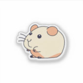 Schattige hamster sticker (Voorkant)