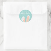 Schattige Happy Easter Bunny Ears | Sticker Seal (Tas)