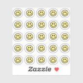 Schattige happy face pack mini set vel Die Cut Sticker (Vel)