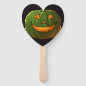Schattige Happy Little Pumpkin Handwaaier (Voorkant)