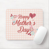 Schattige Happy Moederdag | Muismat (Met muis)
