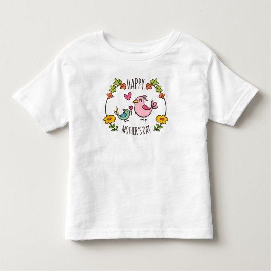 Schattige Happy Moederdag | Shirt (Voorkant)