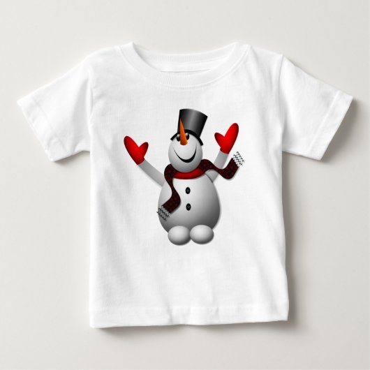 Schattige Happy Snowman (Voorkant)