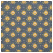 Schattige Happy Sun Stof (Swatch)