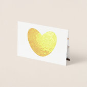 Schattige hart aangepaste tekst en foto Valentijns Folie Kaarten (Voorkant)