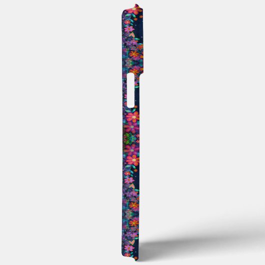 Schattige Hart Bloemen Girly Fun Inspirivity Case-Mate iPhone Case (Achterkant / Rechts)