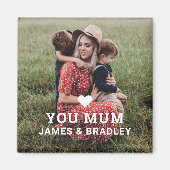 SCHATTIGE HART HOU VAN JE MAMA MOEDERDAG MAGNEET (Voorkant)