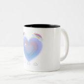 Schattige hart koffie mok (Voorkant rechts)