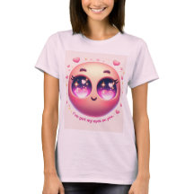 Schattige hart ogen emoji ontwerp