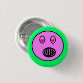 SCHATTIGE Hart Ogen Emoji Pastel Pixel Art Button (Voorkant /achterkant)