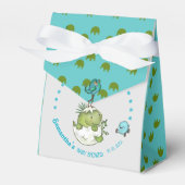 Schattige Hatching Dino Baby shower Bedankdoosjes (Voorkant Zijde)