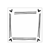 Schattige Heart Journal Rubberstempel (Afrduk)