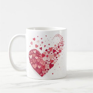 Schattige Hearts Design Mok - Schattig cadeau voor