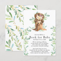 Schattige Hedgehog Baby shower Boek voor Baby Kaar