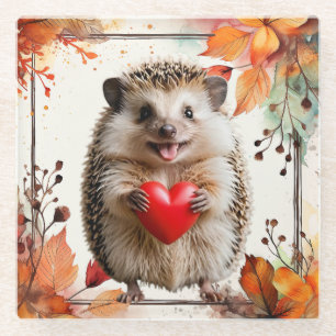 Schattige Hedgehog Trivet Glazen Onderzetter