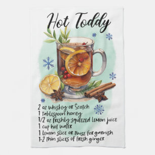 Schattige Heet Toddy Kerst Drink Recept Theedoek