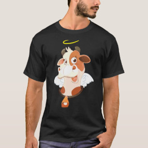 Schattige Heilige Koe Hemelse Rund Puns T-shirt