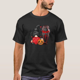 Schattige Heksen Boe Gnomies Met Vleermuizen Pompo T-shirt